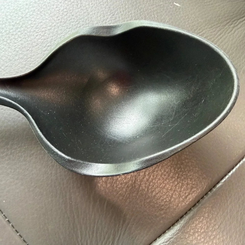 Vintage Tailor Made Black Red Nylon Plastic Spoon Ladle Made in USA